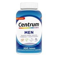 ราคา ของแท้ พร้อมส่ง Centrum Men Complete Multivitamin Multi mineral Supplement 200 Tablet วิตามินรวมสำหรับผู้ชาย วัยเรียนและวัยทำงาน ไม่ระบุชื่อสินค้า (18219955308)