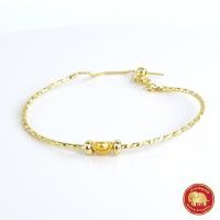 ราคา สร้อยข้อมือ กิมตุ้ง ทอง 99 9 น้ำหนัก 0 1 กรัม ทองแท้ ความยาว 14 18 cm สายปรับได้ (21372978711)