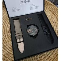 ราคา นาฬิกาแบรนด์ TOMI แบรนด์แท้ 100 พร้อมสายหนัง 2 สาย งานพร้อมกล่องตามรูป สินค้ากันน้ำ นาฬิกาผู้ชาย (21336876139)