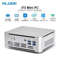 ราคา ใหม่ I73 Mini PC มินิพีซี CPU Intel Core i7 7700HQ DDR4 M 2 SSD Expansion Quad Cores 4 เธรด 2 4G 5G Dual WiFi บลูทู ธ HDMI Gigabit อินเทอร์เน็ตมินิคอมพิวเตอร์ เปิดใช้งานล่วงหน้า Win10 Pro (11966615029