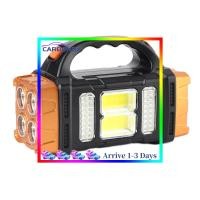 ราคา USB Long range Flashlight Waterproof Solar Portable Lantern Non slip Night Fishing Flashlights Power Bank 4 Light Source Modes Lighting Equipment (20263818472)