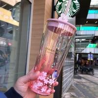 ราคา สตาร์บัคส์ขาตั้งกล้อง Starbuck ความจุมากแก้วแบบมีหลอดสองชั้นปกคลุมเคสกระจกสำหรับท่านชายและผู้หญิงแก้วน้ำแก้วกาแฟโต๊ะดูดี (21260383643)