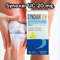ราคา SYNOVAR UC 20 Hydrolyzed Collagen Type II and Undenatured Collagen Type II 20 mg ซินโนวาร์ ยูซี รับประทานวันละ 2 เม็ด บรรจุ 60 เม็ด หมดอายุ 30 7 2024 (21404937458)