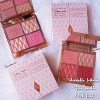 ราคา พร้อมส่ง charlotte tilbury pillow talk beautifying face palette สี fair mediummedium deep (21403527490)