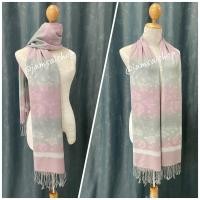 ราคา ผ้าพันคอ ผ้าคลุมไหล่ ผ้าลายผีเสื้อสีพาสเทล พร้อมส่ง (21176553014)