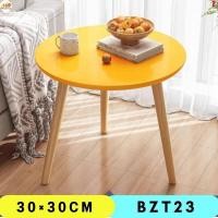 ราคา โต๊ะกลม มินิมอล โต๊ะกาแฟ ของแต่งบ้าน side table ห้องนอน สีขาว ห้องนั่งเล่น ฝั่งโซฟา (21393530377)