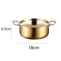 ราคา หม้อต้มเกาหลี หม้อต้มรามยอน หม้อมาม่าเกาหลี หม้อต้มมาม่า หม้อทองเหลือง แข็งแรง พร้อมฝา korean pot Bleenhouse (15195029822)