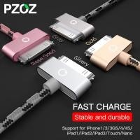 ราคา PZOZ สําหรับ iphone 4 s สาย USB ชาร์จชาร์จเร็วสําหรับ iphone 4s 3GS 3G iPad 1 2 3 iPod Nano itouch 30 ขาชาร์จอะแดปเตอร์ข้อมูลซิงค์สาย (7756205965)