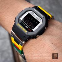 ราคา G SHOCK New Arrivals Dw 5610MT Combine resin Rasta Style (21445853856)