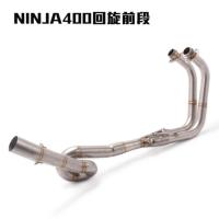 ราคา นินจาขนาดเล็ก ninjia 250 300 400 Z250 Z300 Z400ไทเทเนียมอัลลอยด์กลางส่วนด้านหน้าท่อไอเสีย (13996019483)