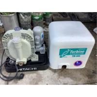 ราคา มือสอง ปั้มน้ำอัตโนมัติHitachi Turbine TM 60L ใช้ได้ ระบบเทอร์ไบน์ ถังเหลื่ยม 150w บอดี้ถังน้ำมีรอยถลอกบ้างไม่มากปั๊มน้ำมือสอง (21433877729)