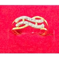 ราคา แหวนครึ่งสลึง แฟนซีสองสี ไซส์ 50 ทองแท้ 96 5 มือ 1 ลดล้างสต๊อก (21428437205)