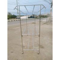 ราคา ราวตากผ้าสแตนเลส 304 ยาว1 5ม คานล่าง2เส้น ล้อยาง3นิ้วล็อคได้ (21391271257)