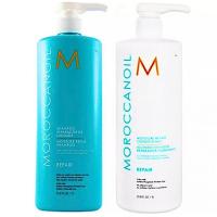 ราคา MOROCCANOIL MOISTURE REPAIR ขนาด 1000 ML แชมพู ครีมนวดผม สำหรับผมแห้งเสีย ซื้อคู่คุ้มกว่า ราคาดีดี๊ (10551170360)