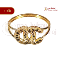 ราคา แหวนทองคำเยาวราช96 5 หนัก 1 กรัมลายโอซี (7903229034)