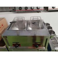 ราคา พร้อมส่ง เตาทอดแก๊ส สแตนเลสอเนกประสงค์ เตาทอดแก๊ส หม้อทอดใช้แก๊ส หม้อทอดสแตนเลส เตาทอดเฟรนฟราย 3หลุม (20814417475)