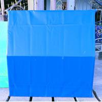 ราคา หลังคาพ่วงข้างขนาด165 150ทำจากเหล็กกัลวาไนซ์6หุนแข็งแรงทนทานไม่เป็นสนิมผ้าใบหนาอย่างดีพร้อมเสาและน๊อต (21405038067)