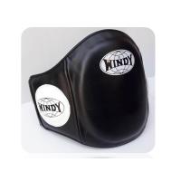 ราคา Windy Belly Protector pads Black Training Muay Thai MMA K1เป้าท้อง วินดี้ สปอร์ต หนังแท้ สีดำ Size SML ป้องกันหน้าท้อง (20607899960)