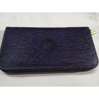 ราคา กระเป๋าสตางค์ซิปรอบสีม่วง หนังแท้ (21450548732)