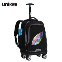 ราคา กระเป๋านักเรียนล้อลาก 18 นิ้ว แบรนด์ UNIKER รุ่น 4Wheels หมุนได้ 360 องศา กระเป๋าเดินทางใบเล็ก กระเป๋าเดินทางล้อลาก (15172842500)