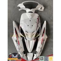 ราคา ชุดสีมีโอตัวเก่า YAMAHA Mio5VV มีโอตัวแรก สีขาว Amore ลายอะมอเร่ งานแท้ทำสีระบบ 2K (10764898648)