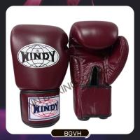 ราคา Windy boxing gloves BGVH Maroon 8101214ม16 oz genuine leather วินดี้ นวมซ้อมชกมวย สีเลือดหมู ผลิตจากหนังเเท้จากโรงงานวินดี้ (18739752144)