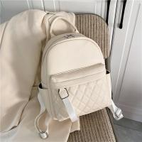 ราคา กระเป๋าเป้สะพายหลังสไตล์ชาแนลสำหรับเดินทางทำงานกระเป๋าเป้สะพายหลังความจุขนาดใหญ่กะทัดรัดเรียบง่ายสำหรับนักศึกษาหญิงกระเป๋าหนังลำลองแฟชั่นแมทช์ลุคง่าย (19937969980)