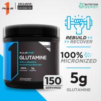 ราคา Rule1 Micronized Glutamine กรดอะมิโนฟื้นฟูกล้ามเนื้อ (20968379883)