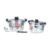 ราคา INDEX LIVING MALL ชุดเครื่องครัว รุ่นแครี่ 5 ชิ้น ชุด สีเงิน (21254427116)