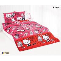 ราคา TOTO ผ้านวมพร้อมผ้าปู KT 18 64 3 5ฟุต 5ฟุต 6ฟุต ลายคิตตี้ KITTY kitty KT 18 22 42 52 59 60 61 63 64แคทลียา cattleya (16456809192)