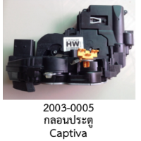ราคา ชุดกลอน ล็อคประตู หลังซ้าย CHEVROLET CAPTIVA R L ปี 2005 2012 (19203594127)