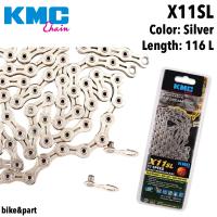 ราคา โซ่จักรยาน KMC X11 SL 11 Speed 116 Links Silver (20996805712)