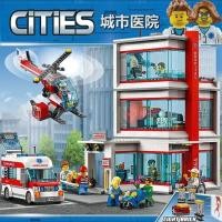 ราคา City Series City Hospital Headquarters 60204 Childrens Assembled Chinese Building Block Toys 02113 (19462666280)
