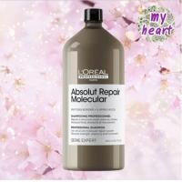 ราคา Loreal Absolut Repair Molecular Shampoo 300 1500 ml แชมพูสูตรเชื่อมพันธะเปปไทด์ช่วยกู้ผมเสีย (21453913381)