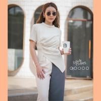 ราคา Lalada Clothing IVORY Top เสื้อจับจีบ เสื้อผ้าสตรี เสื้อผ้าแฟชั่น ชุดทำงาน ออกงาน (21433168060)