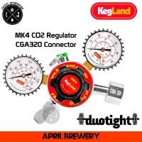 ราคา KegLand MK4 CO2 Regulator CGA320 วาล์วควบคุมความดัน สําหรับ ก๊าซ Gas Co2 Keg ทำเบียร์ KL07450 หัวมาตรฐานไืทย (20812881611)