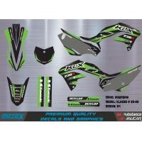 ราคา สติ๊กเกอร์มอเตอร์ไซค์วิบาก Kawasaki KLX 230 ครบเซท (18788889781)