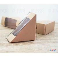 ราคา กล่องแซนวิช เคลือบ PE ขนาด 5 x 14 5 x 10 cm 1 ลัง 1000 ใบ กล่องใส่แซนวิช กล่องแซนวิชกระดาษ (746532340)