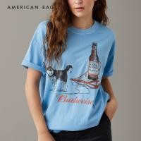 ราคา American Eagle Oversized Holiday Budweiser Graphic Tee เสื้อยืด ผู้หญิง กราฟฟิค NWTS 037 9103 400 (21408541402)