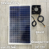 ราคา พัดลมระบายอากาศร้อนระบบโซล่าเซล พัดลมโซล่าเซลล์ พัดลม 4 5 นิ้ว พร้อมแผง 30W solacell Active AirFlow system (16878703178)