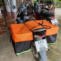ราคา กระเป๋าพาดเบาะมอเตอร์ไซค์ มีฝาปิดรอบด้าน ไซส์ XL กระเป๋าขนสัมภาระ กระเป๋าพ่วงมอเตอร์ไซค์ กระเป๋ามอเตอร์ไซค์ กระเป๋าแมสเซนเจอร์ (7945150401)
