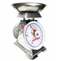 ราคา เครื่องชั่ง ตาชั่ง ตราชั่ง กิโล สปริง ตราฝาแฝด ตัวถังสเตนเลส เกรด 430 พิกัด ขนาด 3 กก จานลึกสเตนเลส (21200146930)