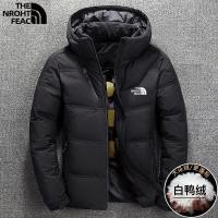 ราคา North Face แบบไดนามิกเสื้อขนเป็ดผู้ชาย2022ฤดูใบไม้ร่วงและฤดูหนาวอินเทรนด์หลวมหนาอบอุ่นและ Cold Proof Hooded เป็ดสีขาวเสื้อขนเป็ด (17125670537)