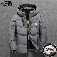 ราคา North Face แบบไดนามิกเสื้อขนเป็ดผู้ชาย2022ฤดูใบไม้ร่วงและฤดูหนาวอินเทรนด์หลวมหนาอบอุ่นและ Cold Proof Hooded เป็ดสีขาวเสื้อขนเป็ด (17125670542)