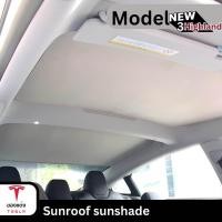 ราคา ม่านบังแดด Sunroof sunshade สำหรับ Tesla Model 3 Y (21016652051)