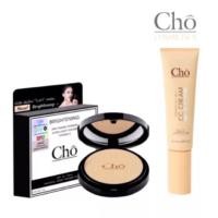 ราคา CHO โช แป้งโช แป้งรุ่นใหม่ CC ส่งเคอรี่ แป้ง cho Brightening POWDER 12 g Cho CC Cream Perfect All in 1 SPF50 ขนาด 35ml รองพื้น cho ของแท้ ซีซี แป้งโช (4201400096)