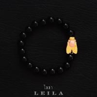 ราคา Leila Amulets แมงภู่คำ มหาลาภ 10 ทิศ พร้อมกำไลหินฟรีตามรูป (21312247551)