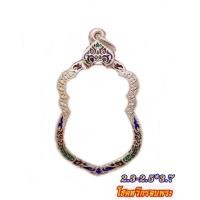ราคา กรอบพระเงินแท้ 95 กรอบเงินลงยายกซุ้ม หัวสิงห์ ทรงเสมาไตรมาส59 ขนาด 2 3 2 5 สูง 3 7 ซม (18525520504)