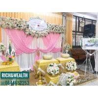 ราคา ชุดคลุมตั่งรดน้ำสังข์ ผ้าคลุมตั่งรดน้ำสังข์ 1ชุด มี5ผืน (10176626918)