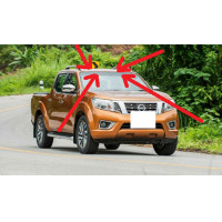 ราคา ยาง ขอบกระจก หน้า นิสสัน นาวาร่า NP300 Navara ใหม่แท้ศูนย์ กระจกบังลมหน้า ยางขอบ ขอบบน ยางกระจกรถ กระบะ หน้า (3477626781)